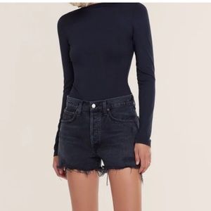 AGOLDE parker vintage cut off short VORTX black grey FINAL PRICE